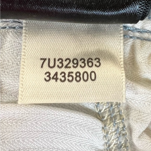 7 for all mankind patchwork ankle peggi jeans in laurel canyon blue -Sz 32, NWT - Picture 14 of 17